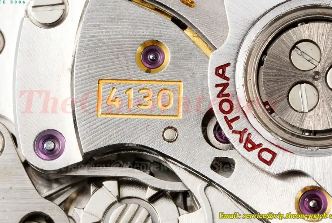 Clean Daytona DD4130 RU SS 40MM Grey Num 116519 0406